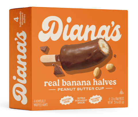 PEANUT BUTTER CUP REAL BANANA HALVES